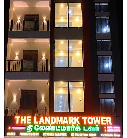 The Landmark Tower Tirunallar Bagian luar foto